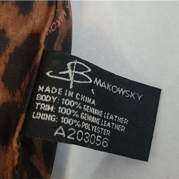 B Makowsky Leather Hobo Bag Shoulder Satchel Tote Handbag Purse WOMEN'S WOMAN'S - Picture 12 of 13